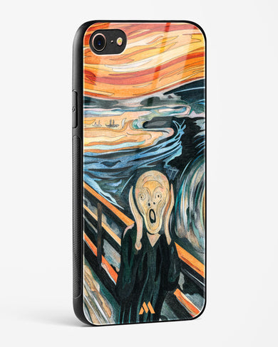 The Scream in Technicolor [Edvard Munch] Glass Case Phone Cover (Apple)