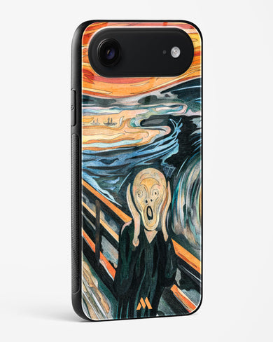 The Scream in Technicolor [Edvard Munch] Glass Case Phone Cover (Apple)
