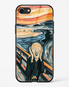 The Scream in Technicolor [Edvard Munch] Glass Case Phone Cover (Apple)