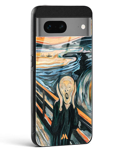 The Scream in Technicolor [Edvard Munch] Glass Case Phone Cover (Google)
