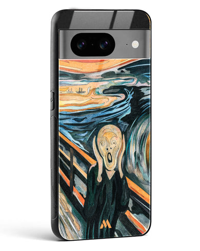 The Scream in Technicolor [Edvard Munch] Glass Case Phone Cover (Google)