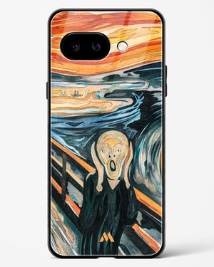 The Scream in Technicolor [Edvard Munch] Glass Case Phone Cover (Google)