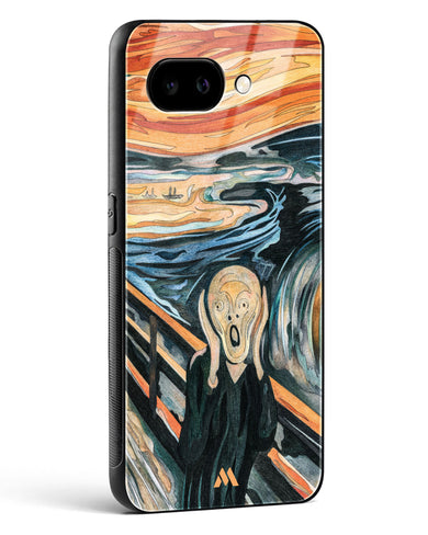 The Scream in Technicolor [Edvard Munch] Glass Case Phone Cover (Google)