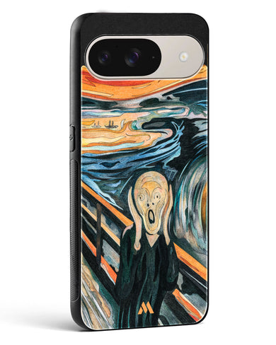 The Scream in Technicolor [Edvard Munch] Glass Case Phone Cover (Google)