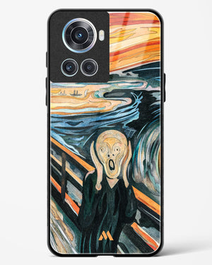 The Scream in Technicolor [Edvard Munch] Glass Case Phone Cover (OnePlus)