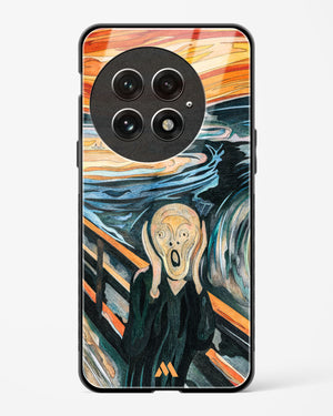 The Scream in Technicolor [Edvard Munch] Glass Case Phone Cover (OnePlus)
