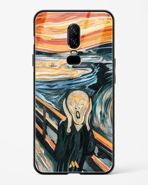 The Scream in Technicolor [Edvard Munch] Glass Case Phone Cover (OnePlus)