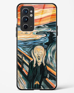 The Scream in Technicolor [Edvard Munch] Glass Case Phone Cover (OnePlus)