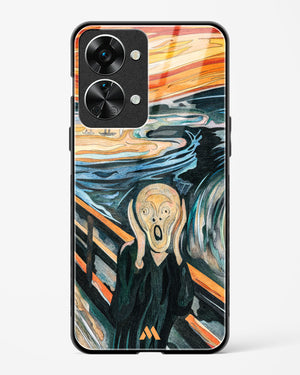 The Scream in Technicolor [Edvard Munch] Glass Case Phone Cover (OnePlus)