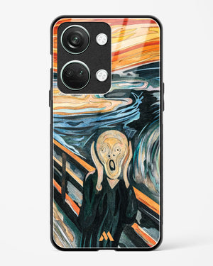 The Scream in Technicolor [Edvard Munch] Glass Case Phone Cover (OnePlus)