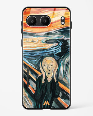 The Scream in Technicolor [Edvard Munch] Glass Case Phone Cover (OnePlus)