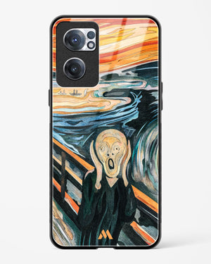 The Scream in Technicolor [Edvard Munch] Glass Case Phone Cover (OnePlus)