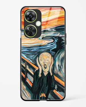 The Scream in Technicolor [Edvard Munch] Glass Case Phone Cover (OnePlus)