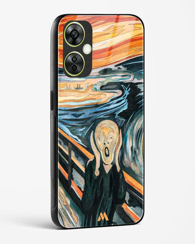 The Scream in Technicolor [Edvard Munch] Glass Case Phone Cover (OnePlus)