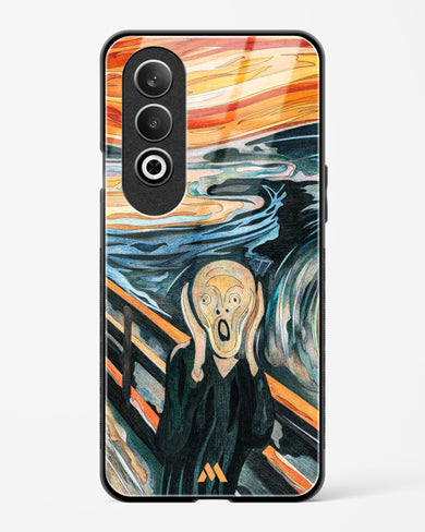 The Scream in Technicolor [Edvard Munch] Glass Case Phone Cover (OnePlus)