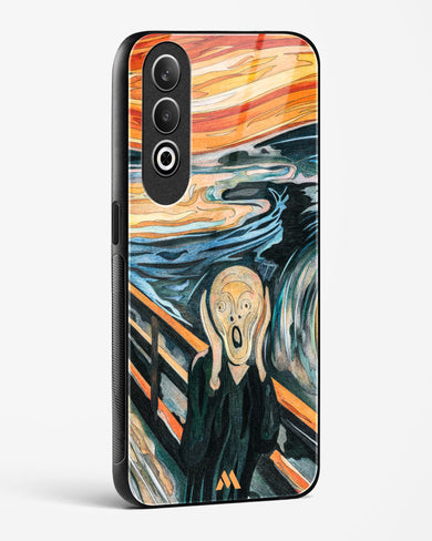 The Scream in Technicolor [Edvard Munch] Glass Case Phone Cover (OnePlus)