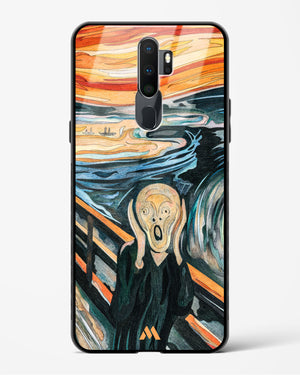 The Scream in Technicolor [Edvard Munch] Glass Case Phone Cover-(Oppo)