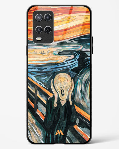 The Scream in Technicolor [Edvard Munch] Glass Case Phone Cover (Oppo)