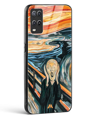 The Scream in Technicolor [Edvard Munch] Glass Case Phone Cover (Oppo)