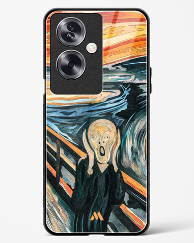 The Scream in Technicolor [Edvard Munch] Glass Case Phone Cover (Oppo)