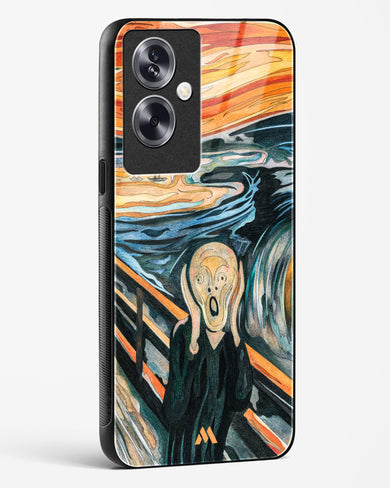 The Scream in Technicolor [Edvard Munch] Glass Case Phone Cover (Oppo)