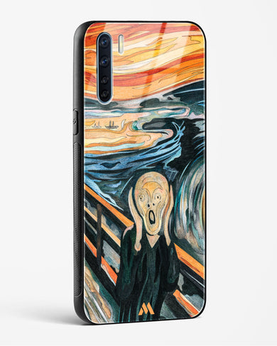 The Scream in Technicolor [Edvard Munch] Glass Case Phone Cover (Oppo)