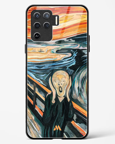 The Scream in Technicolor [Edvard Munch] Glass Case Phone Cover (Oppo)