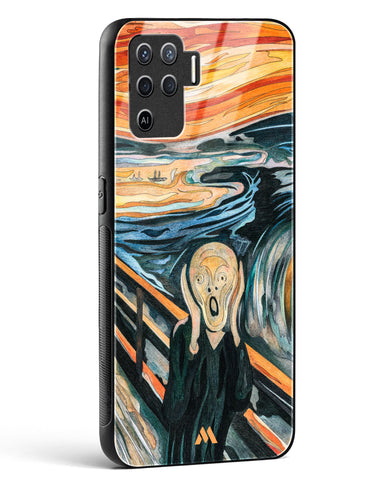 The Scream in Technicolor [Edvard Munch] Glass Case Phone Cover (Oppo)