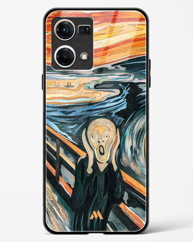 The Scream in Technicolor [Edvard Munch] Glass Case Phone Cover (Oppo)