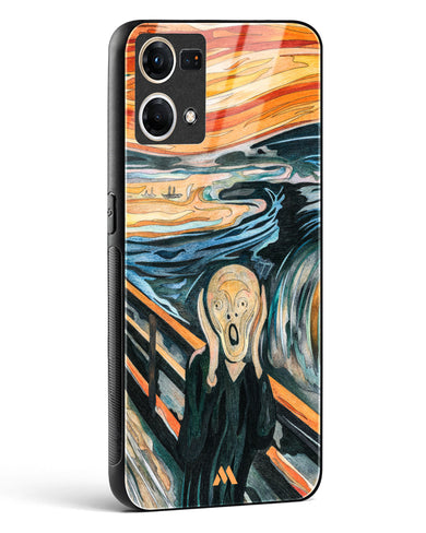 The Scream in Technicolor [Edvard Munch] Glass Case Phone Cover (Oppo)