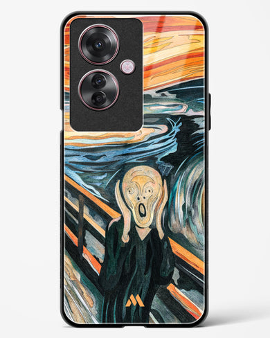 The Scream in Technicolor [Edvard Munch] Glass Case Phone Cover (Oppo)