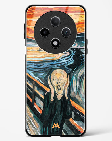 The Scream in Technicolor [Edvard Munch] Glass Case Phone Cover (Oppo)