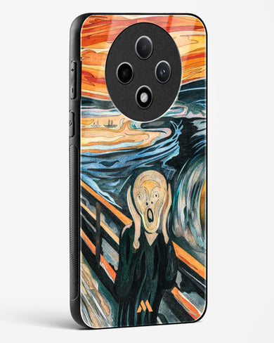 The Scream in Technicolor [Edvard Munch] Glass Case Phone Cover (Oppo)