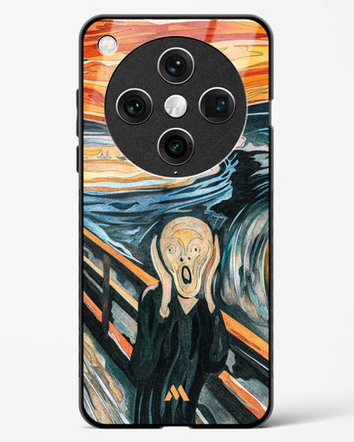 The Scream in Technicolor [Edvard Munch] Glass Case Phone Cover (Oppo)