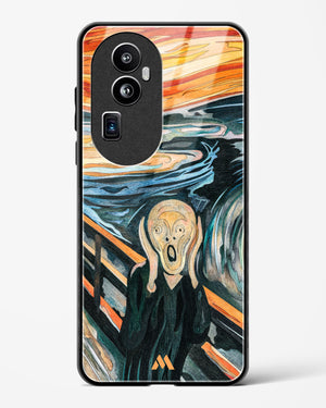 The Scream in Technicolor [Edvard Munch] Glass Case Phone Cover (Oppo)