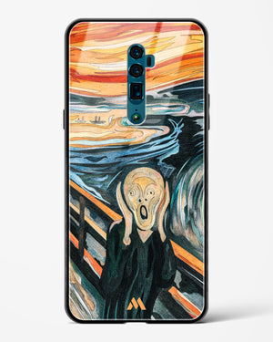 The Scream in Technicolor [Edvard Munch] Glass Case Phone Cover (Oppo)