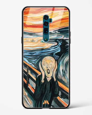 The Scream in Technicolor [Edvard Munch] Glass Case Phone Cover (Oppo)