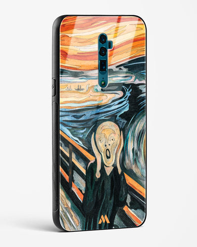 The Scream in Technicolor [Edvard Munch] Glass Case Phone Cover (Oppo)