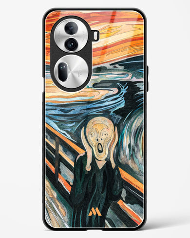 The Scream in Technicolor [Edvard Munch] Glass Case Phone Cover (Oppo)