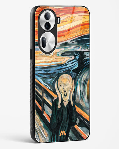 The Scream in Technicolor [Edvard Munch] Glass Case Phone Cover (Oppo)
