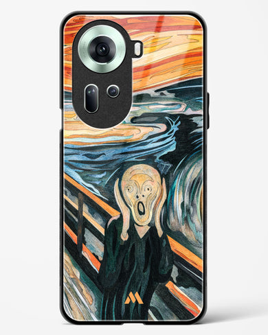 The Scream in Technicolor [Edvard Munch] Glass Case Phone Cover (Oppo)