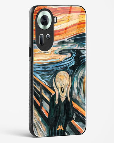The Scream in Technicolor [Edvard Munch] Glass Case Phone Cover (Oppo)