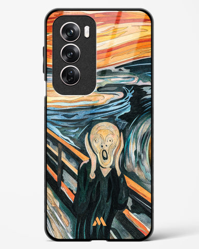 The Scream in Technicolor [Edvard Munch] Glass Case Phone Cover (Oppo)