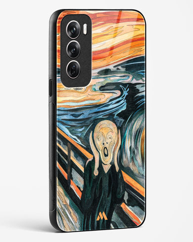 The Scream in Technicolor [Edvard Munch] Glass Case Phone Cover (Oppo)