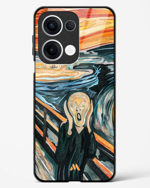 The Scream in Technicolor [Edvard Munch] Glass Case Phone Cover (Oppo)