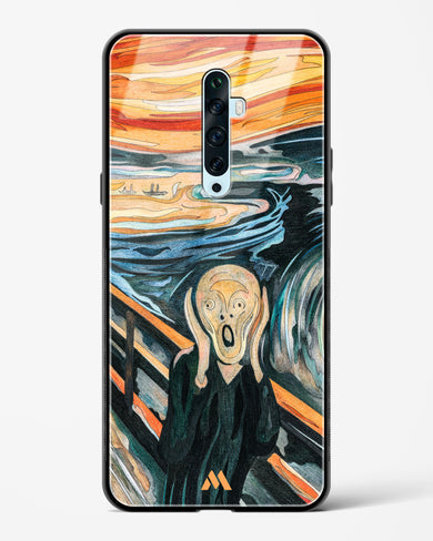 The Scream in Technicolor [Edvard Munch] Glass Case Phone Cover (Oppo)