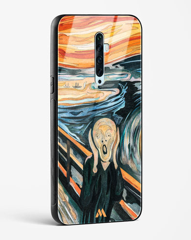 The Scream in Technicolor [Edvard Munch] Glass Case Phone Cover (Oppo)