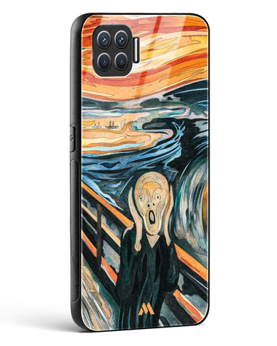 The Scream in Technicolor [Edvard Munch] Glass Case Phone Cover (Oppo)