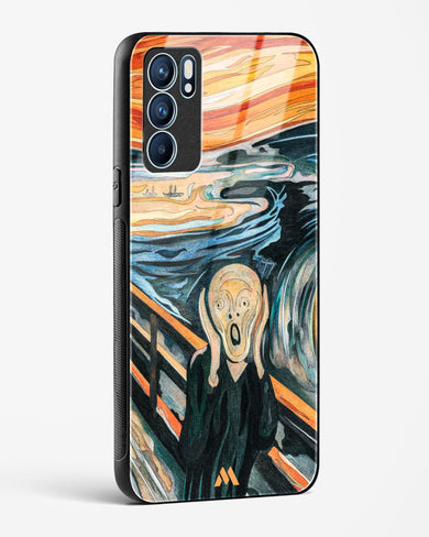 The Scream in Technicolor [Edvard Munch] Glass Case Phone Cover (Oppo)