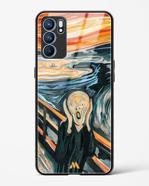 The Scream in Technicolor [Edvard Munch] Glass Case Phone Cover-(Oppo)